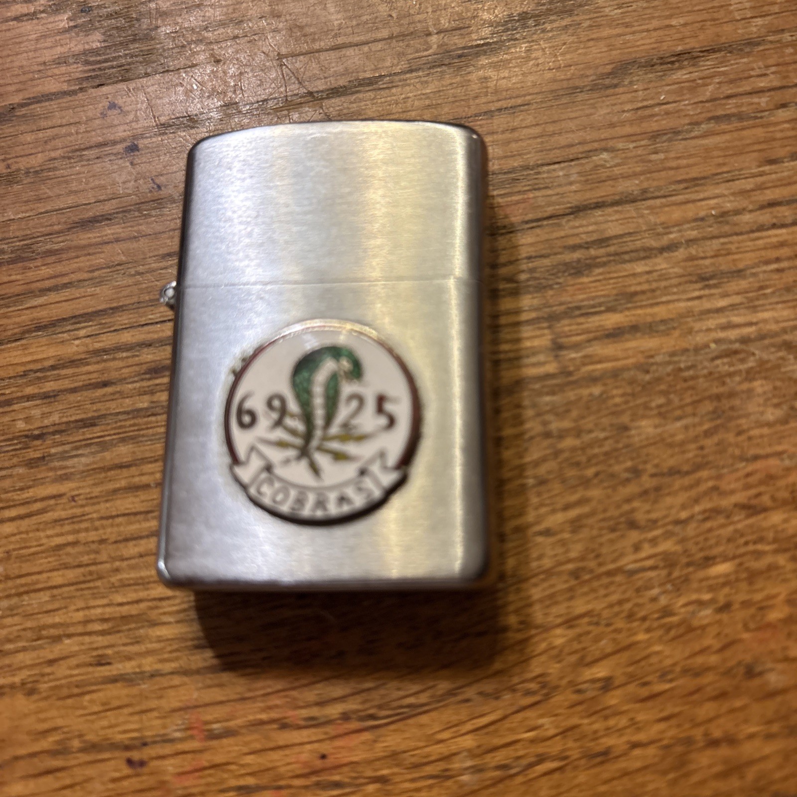 Vintage 1960’s Vietnam era lighter Konwal Super 6925th Cobras from Philippines