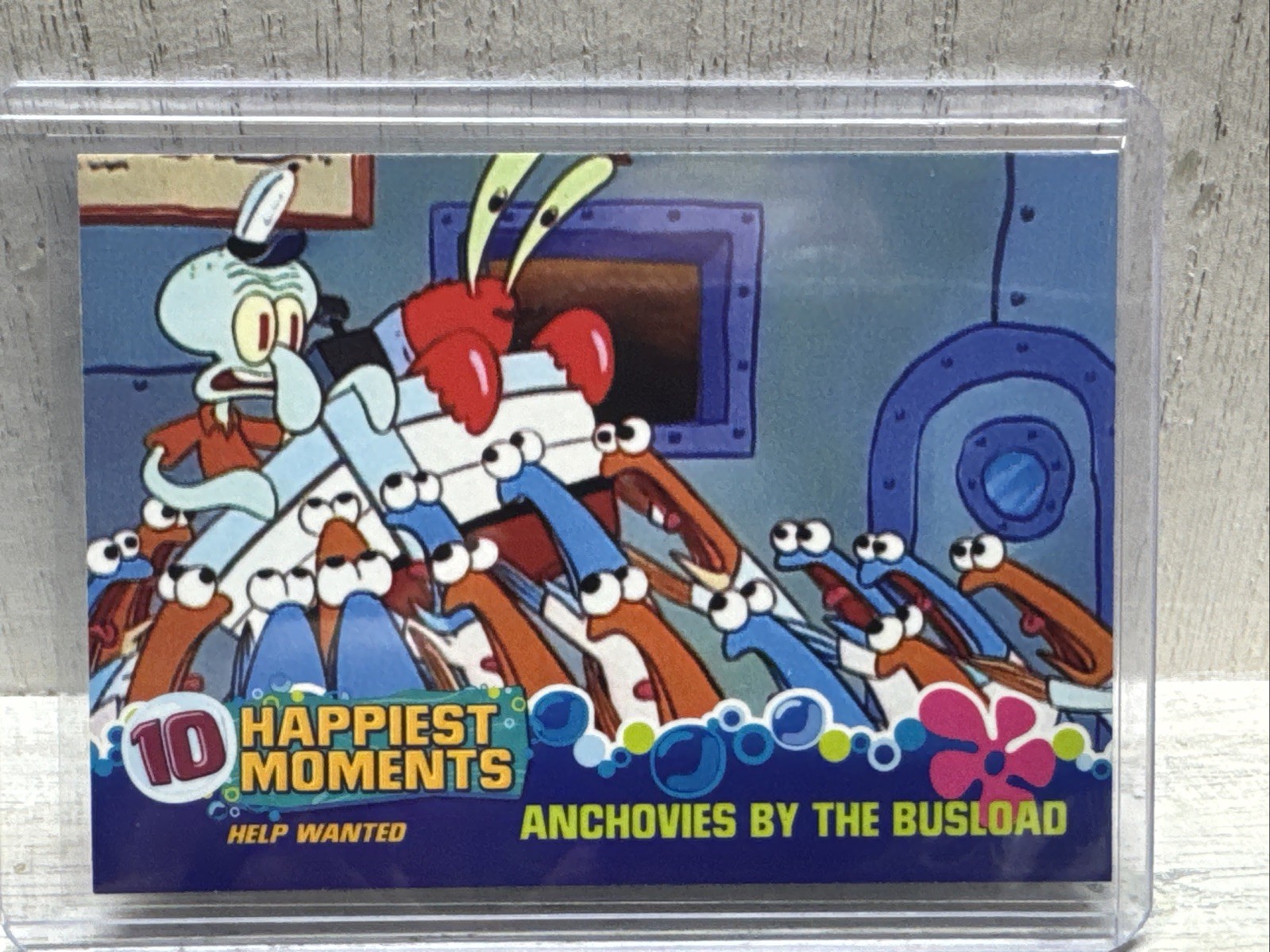 2009 Topps Spongebob Squarepants 10 Happiest Moments - ANCHOVIES BY BUSLOAD #18 2009 Topps Spongebob Squarepants 10 Happiest Moments - ANCHOVIES BY BUSLOAD #18