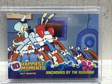 2009 Topps Spongebob Squarepants 10 Happiest Moments - ANCHOVIES BY BUSLOAD #18 picture