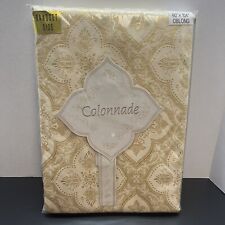 Vintage Colonnade Tablecloth Oblong 60x104 Banquet Size (Color Jonquil) picture