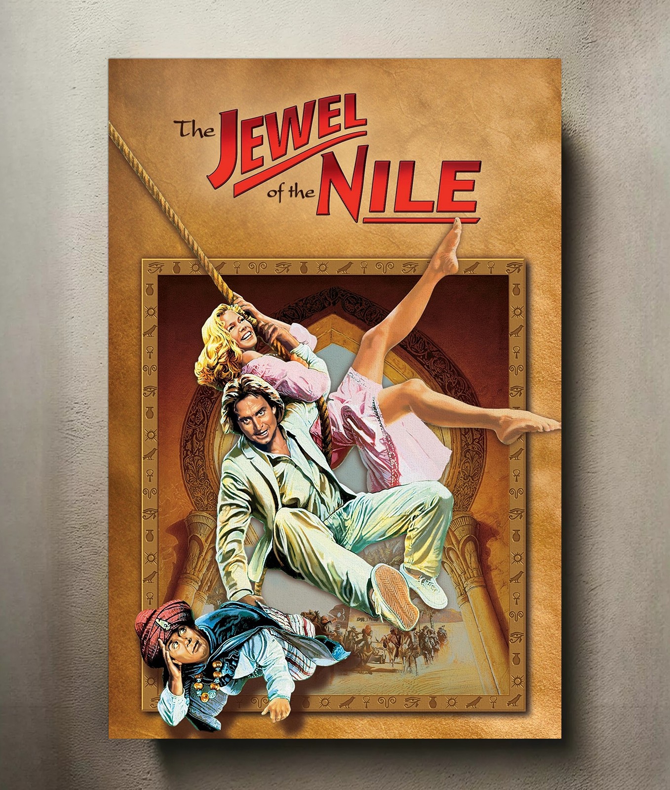 The Jewel of the Nile 8x12 Metal Movie Poster Sign The Jewel of the Nile 8x12 Metal Movie Poster Sign