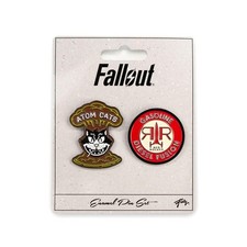 Fallout Atom Cats & Red Rocket Pins | Exclusive Collectible Enamel Pins | 2 Pack picture