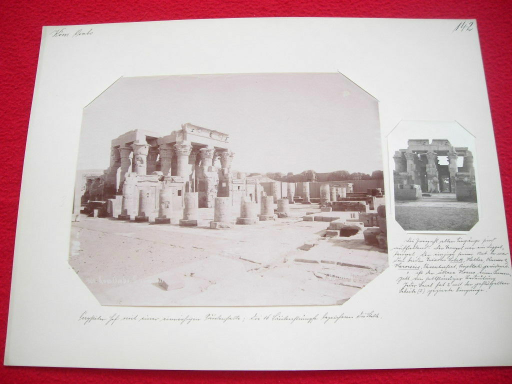 +++ 1875 EGYPT KOM OMBO Temple  by P. DITTRICH