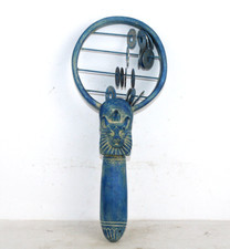 EGYCOM ANCIENT EGYPTIAN Sistrum Musical Instrument Sekhmet Face (BS) picture