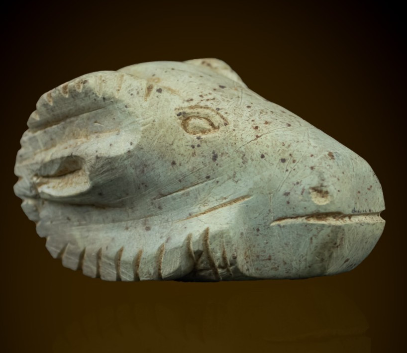 Ancient Egyptian Antiquities Khnum Ram-Headed God Artifact Figure BC