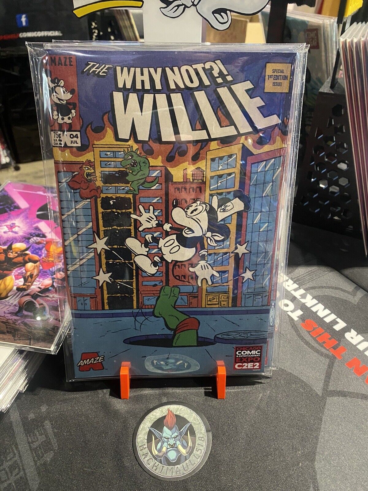 Why Not? Willie 1 Amazing Willie Rampage Homage C2E2 Ltd 300 Ships 4/30