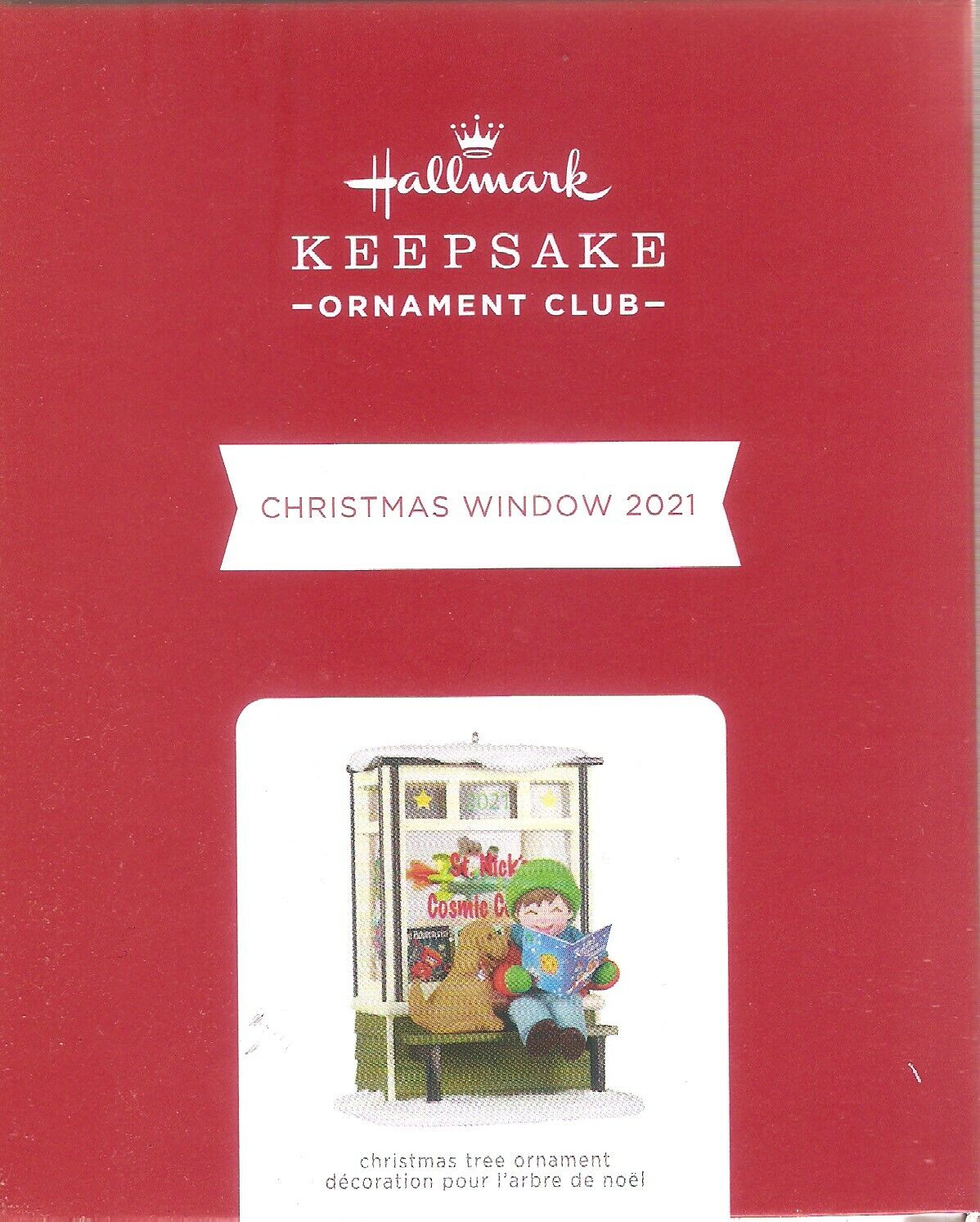 2021 Hallmark KOC Ornament  Christmas Window  #19 