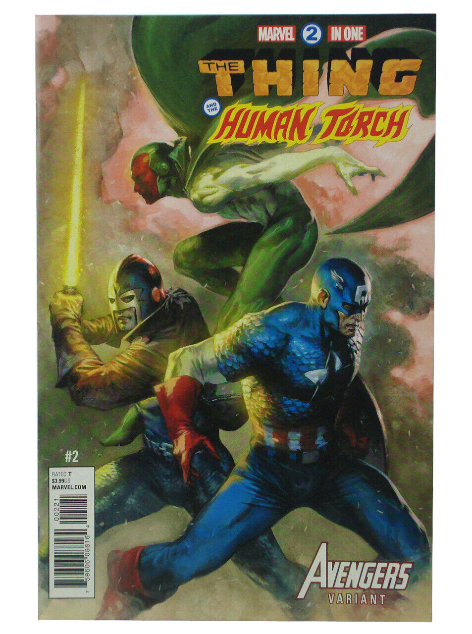 Marvel 2 In 1 Thing And The Human Torch #6 Variant Gabriele Dell\'Otto Cover