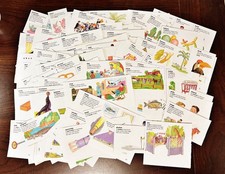 VINTAGE Children's Dictionary definitions; Kids, Ephemera, Junk Journal; Papers picture