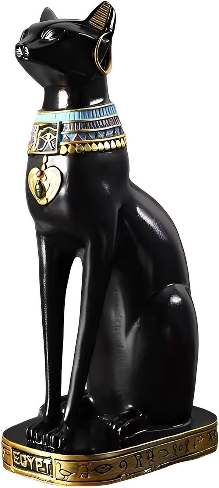 12 Inch Tall Black Egyptian Cat Goddess Bastet Statue 12 Inch Tall Black Egyptian Cat Goddess Bastet Statue