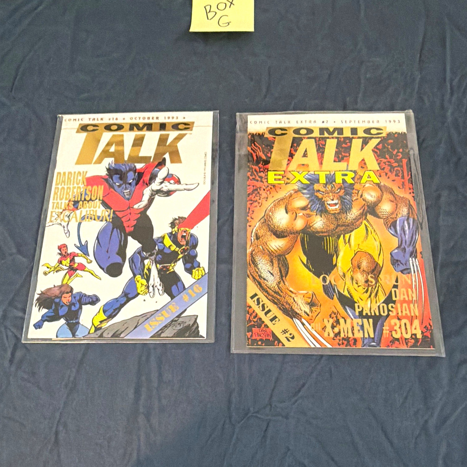 Comic Talk #16 Oct 1993 & Comic Talk Extra #2 Sept 1993 COA Included
