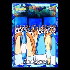 2025 Topps Chrome Spongebob Sapphire Anchovies #105 picture