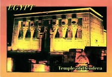 Postcard Egypt Temple of Dendera. picture
