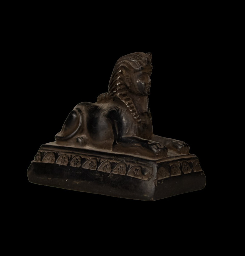 Sphinx Statue legendary lion guardian of ancient royal tombs, Pharaonic relic