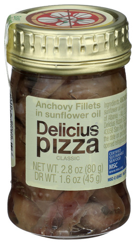 Delicius Anchovy Flt Sfwr Oil 2.8 Oz Pack Of 6