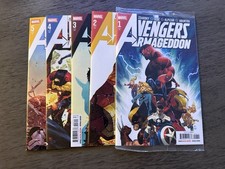 Avengers Armageddon 1, 2, 3, 4, 5 (1st Print, Sealed #1) NM 1st Print Set picture