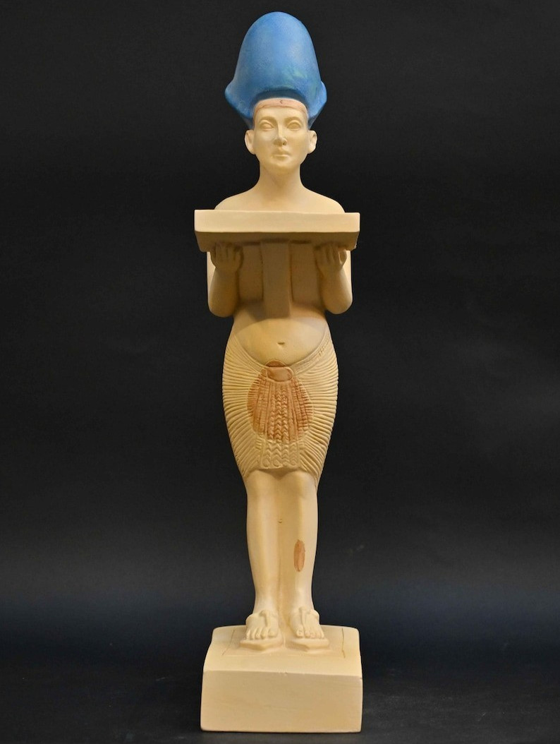 Authentic Ancient Egyptian Antique Rare King Akhenaten Statue Figurine BC Authentic Ancient Egyptian Antique Rare King Akhenaten Statue Figurine BC