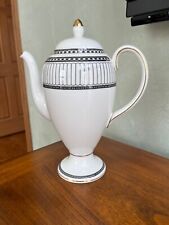 Wedgwood Colonnade Black Coffee Pot Gently Used Made in England picture