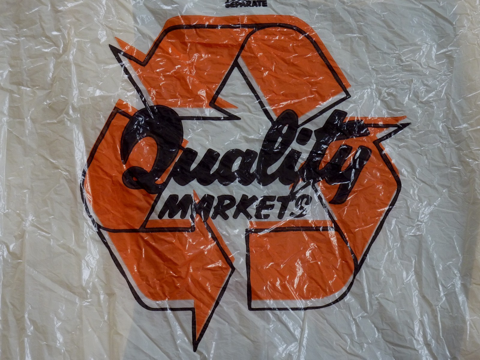 Vintage Quality Markets Shopping Bag