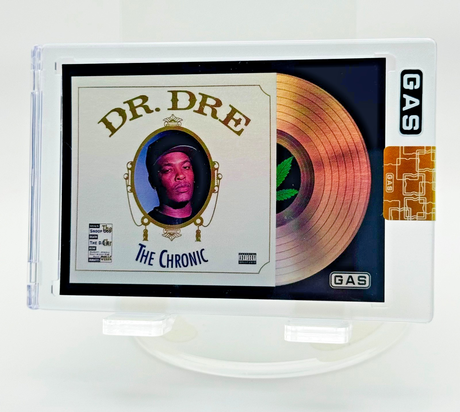 2026 GAS Complex Dr Dre The Chronic Platinum Record Foil /100 Rap Icon SSP 2026 GAS Complex Dr Dre The Chronic Platinum Record Foil /100 Rap Icon SSP