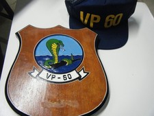 VP-60 COBRAS RESERVE MARITIME PATROL SQUADRON Plaque and Hat picture