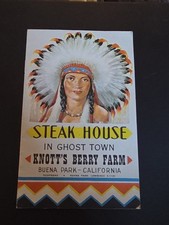 ORIGINAL - STEAK HOUSE IN GHOST TOWN - KNOTT'S BERRY FARM - BUENA PARK CA  picture