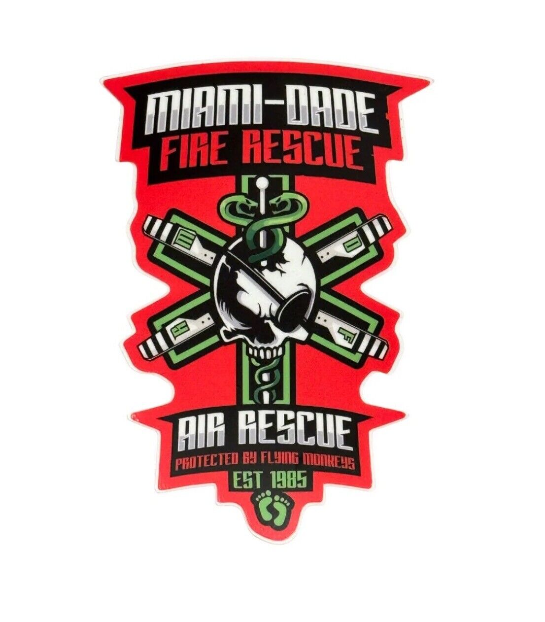 Miami Dade Fire Rescue-Air Rescue Sticker 🔥