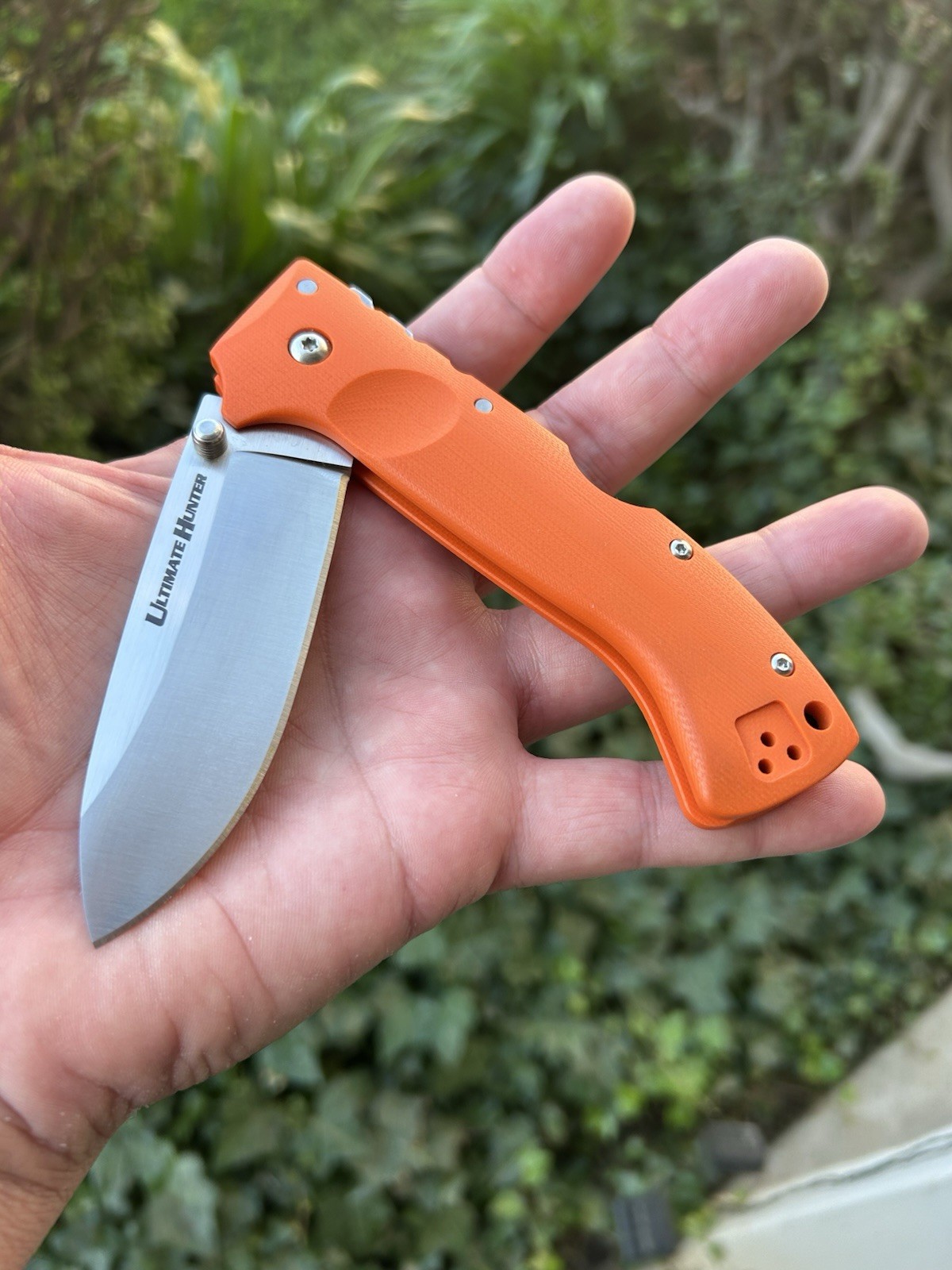 Cold Steel Orange G10 Ultimate Hunter S35vn Steel Triad Lockback Brand New Knife Cold Steel Orange G10 Ultimate Hunter S35vn Steel Triad Lockback Brand New Knife