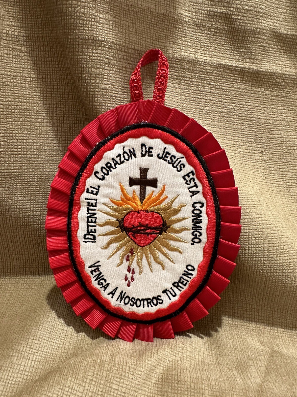 Escudo Del Sagrado corazón De Jesus Detente/