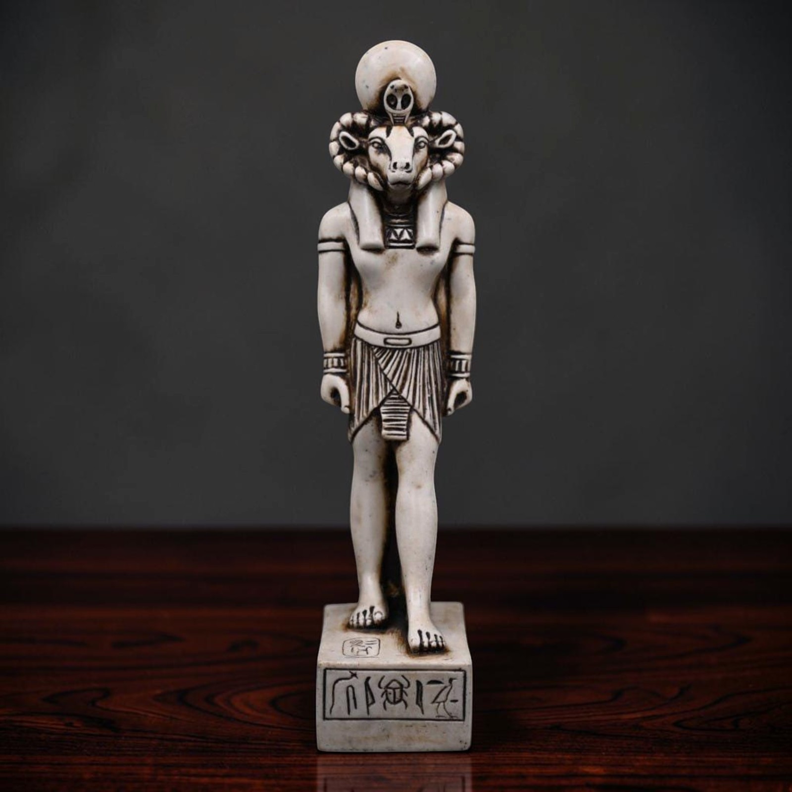 Rare Ancient Egyptian Khnum God Statue Pharaonic Stone Unique Mythology BC Rare Ancient Egyptian Khnum God Statue Pharaonic Stone Unique Mythology BC