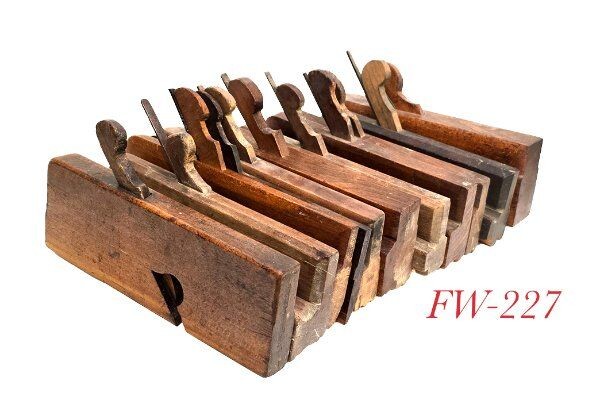 NY complex others WOOD WOODEN MOLDING PLANE TOOL LOT set rounds others