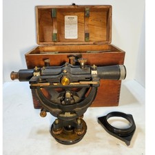 David White Company Whites Improved Surveying Transit Level with Case picture