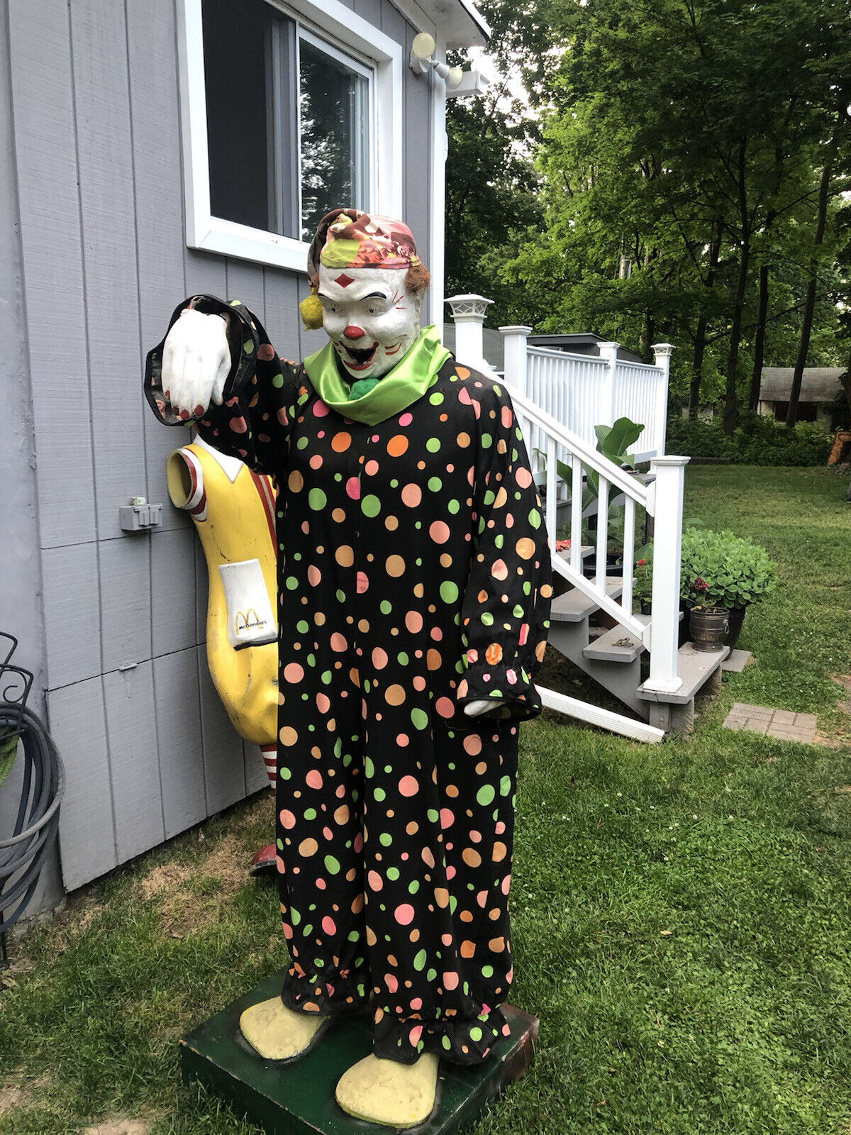 Vintage Mechanical Scary Clown “Life Size”