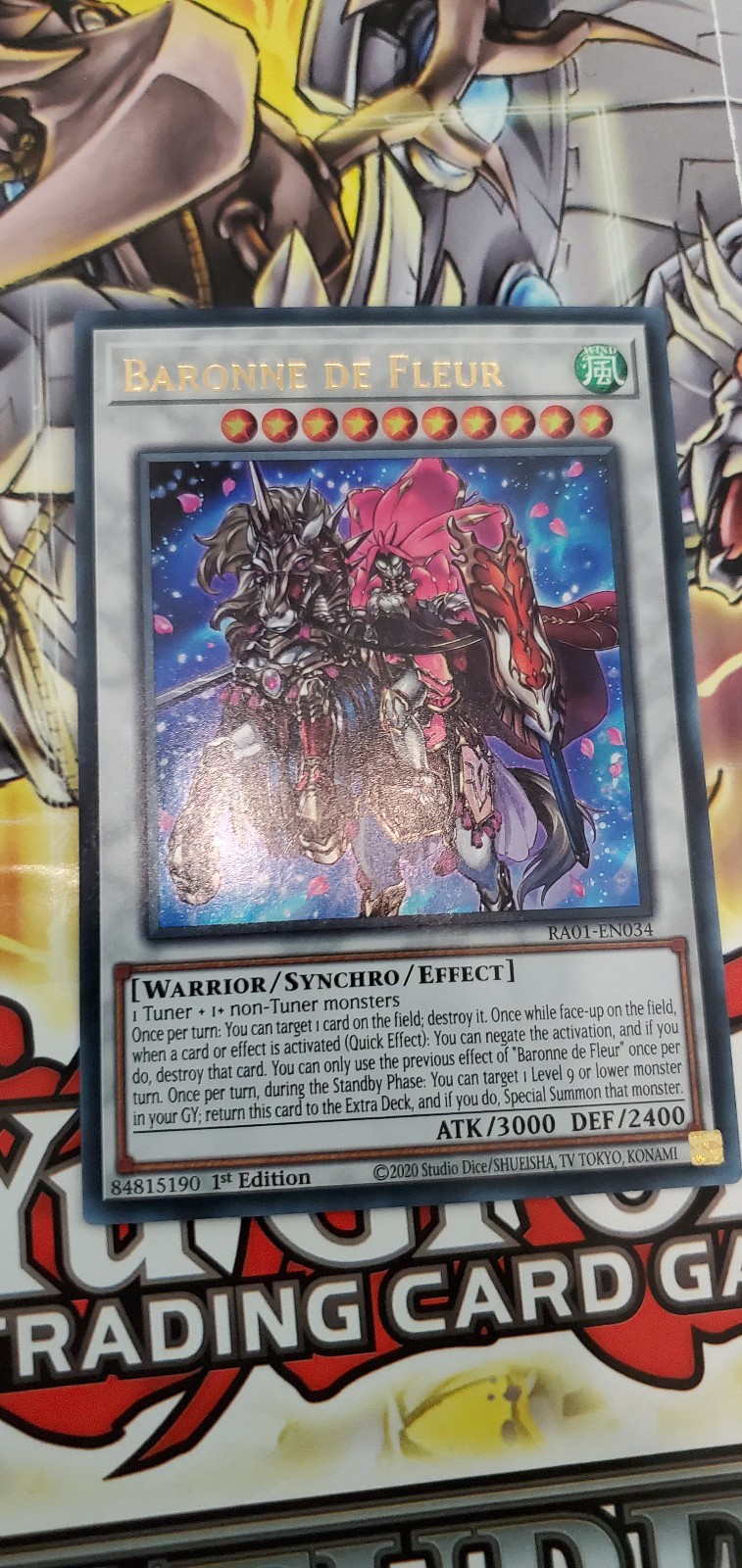 YuGiOh Baronne de Fleur RA01-EN034 Ultra Rare YuGiOh Baronne de Fleur RA01-EN034 Ultra Rare