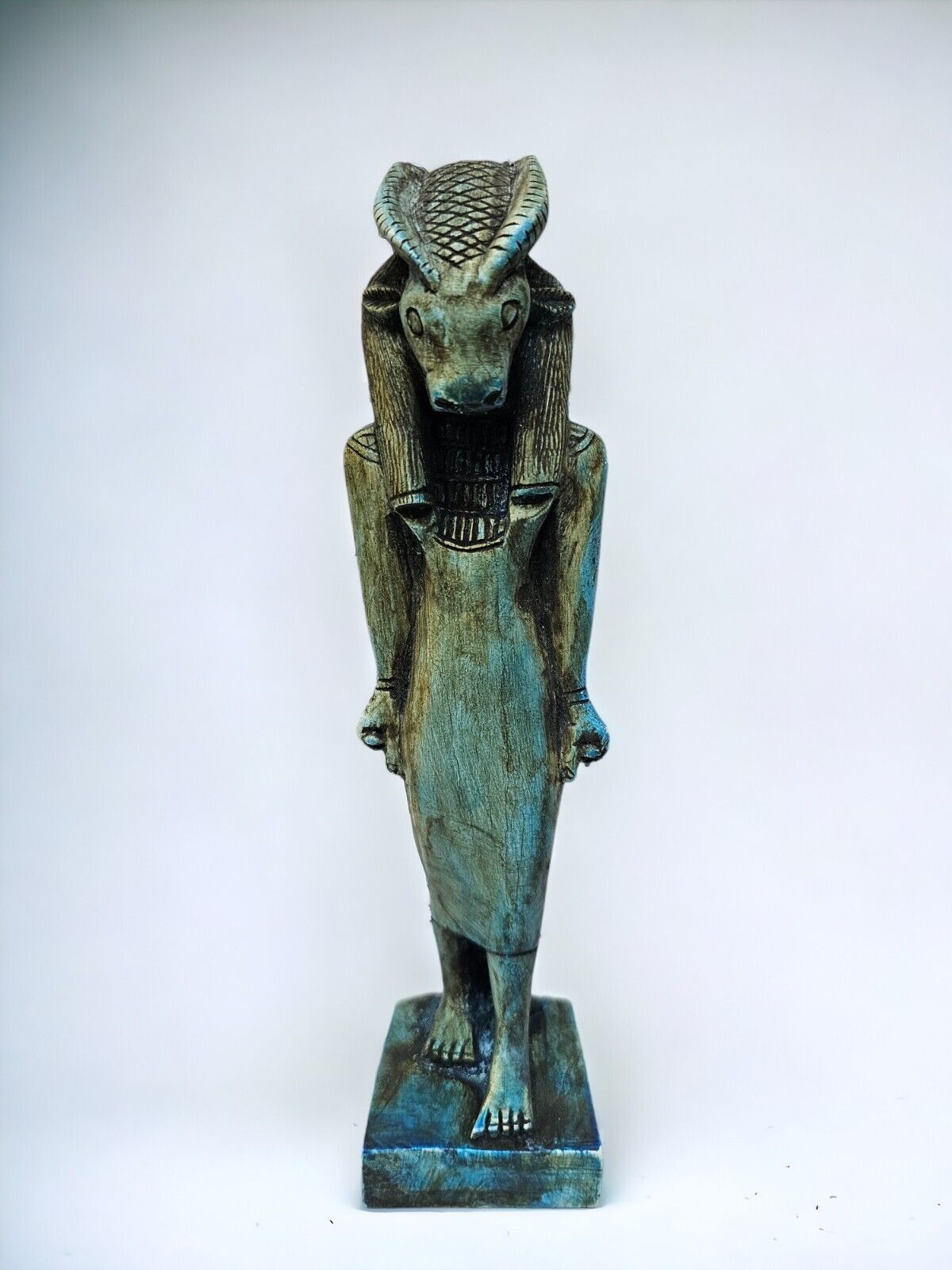 ancient Egyptian antiquities statue of Hathor the Egyptian goddess of the sky