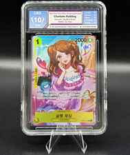 One Piece Charlotte Pudding Pillars Of Strength 2023 KOR OP03-112 Rare CGC 10 picture