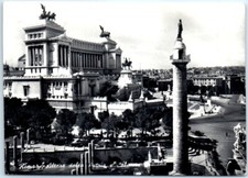 Postcard - Altar of the Nation and Trajan's Column - Rome, Italy picture