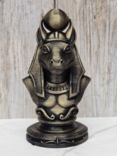Sobek Egyption God 3d Printed Statue Hand Painted 6 Inches Tall picture