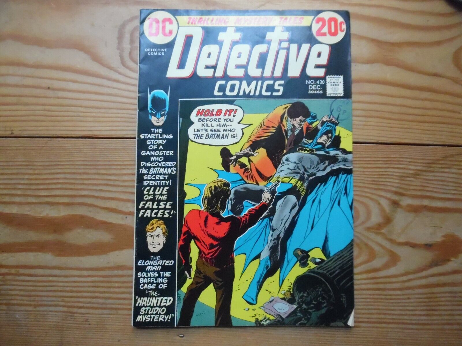 Clue of the false faces  - Batman Detective 430 - Dec 1972
