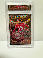 2026 Kansas City Graded SP/500 Cleat Geeks Mahomes Football rc se picture