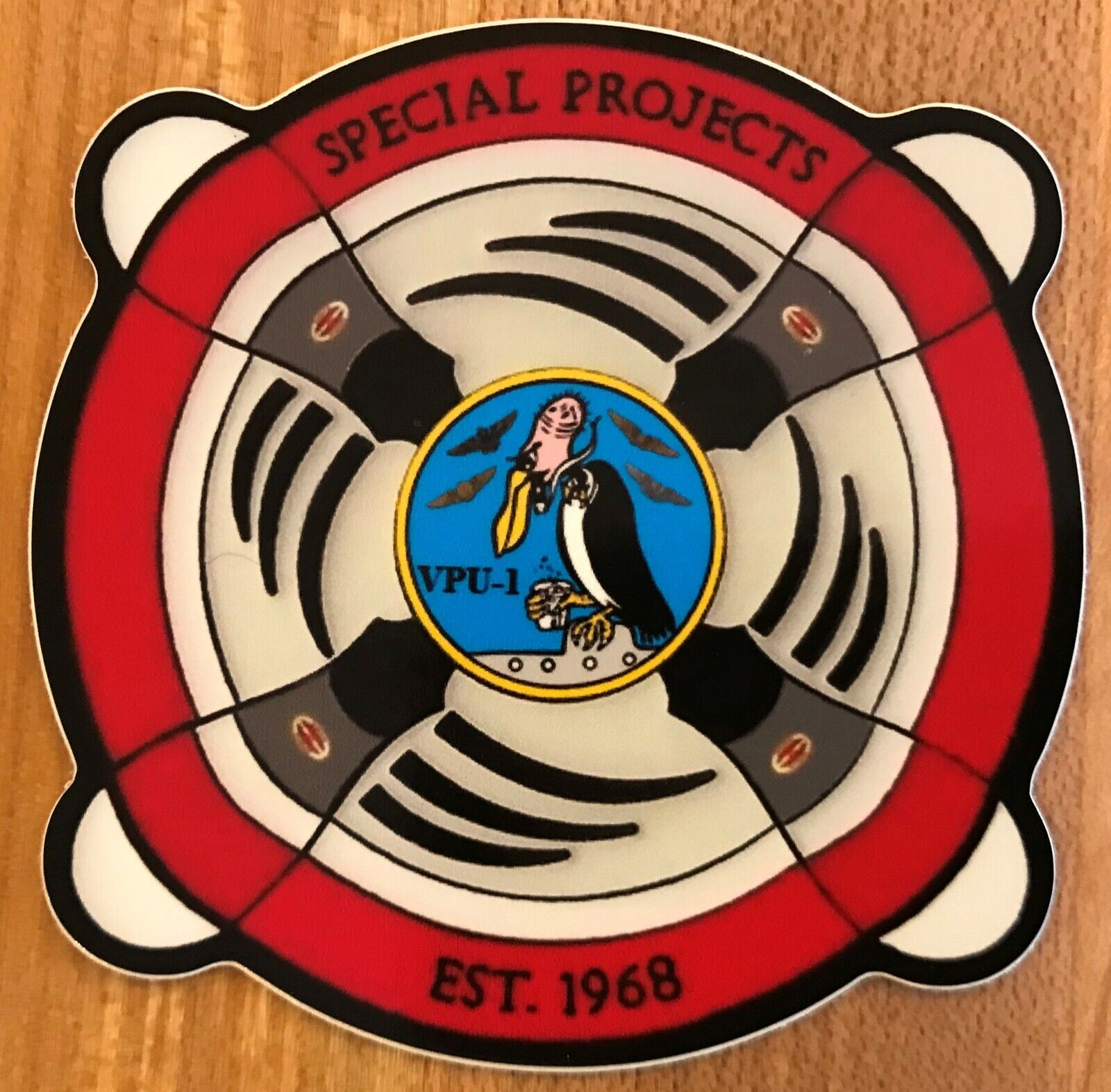 VPU-1 OLD BUZZARDS NAVY P-3C ORION SPECIAL PROJECTS PATROL SQUADRON STICKER