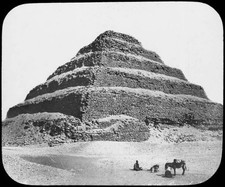 Stepped pyramid of King Djoser Saqqara Egypt c1890 Djoser second p- Old Photo picture