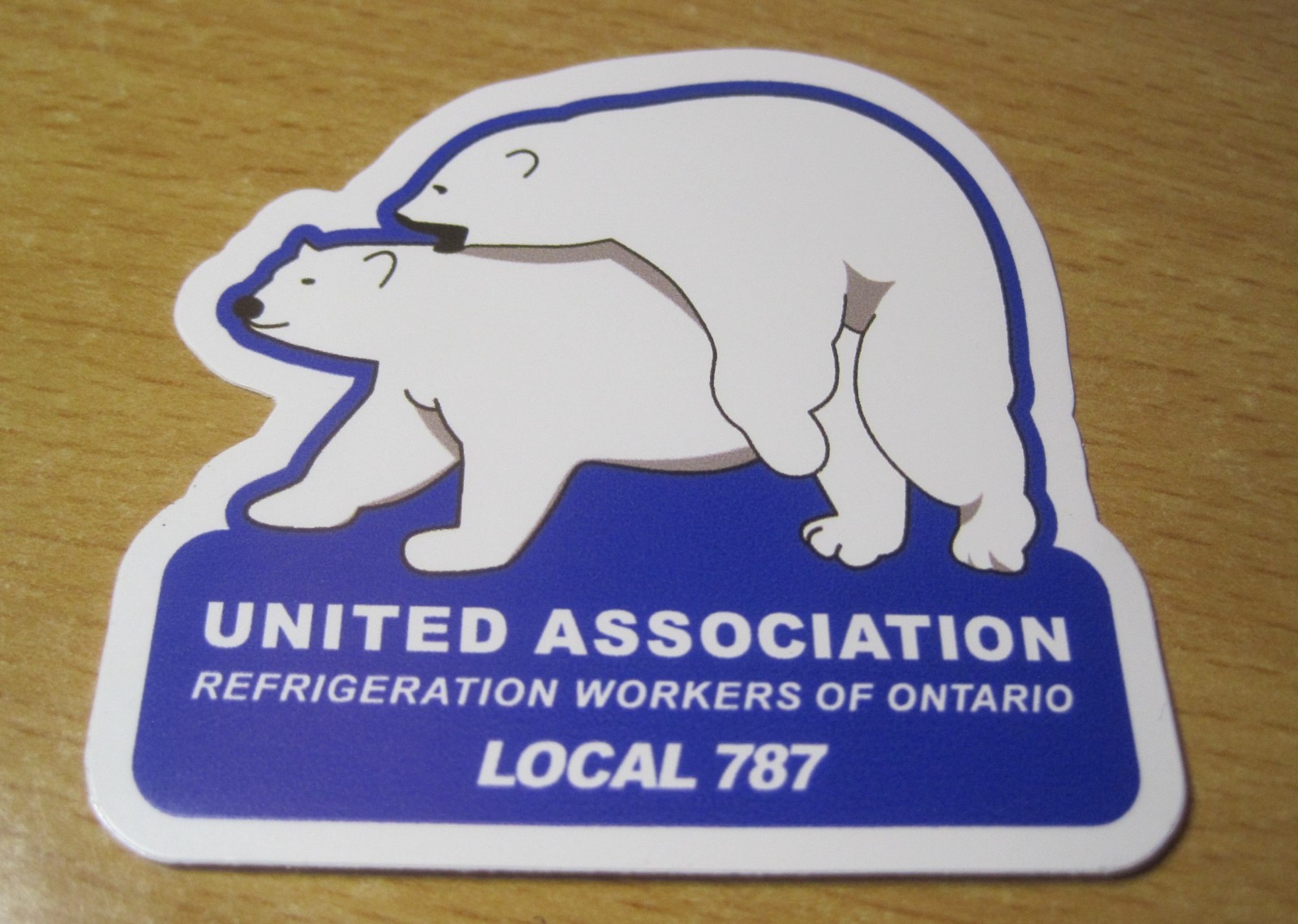 UNITED ASSOCIATION REFRIGERATION WORKERS ONTARIO LOCAL 787 PIPEFITTERS Sticker UNITED ASSOCIATION REFRIGERATION WORKERS ONTARIO LOCAL 787 PIPEFITTERS Sticker