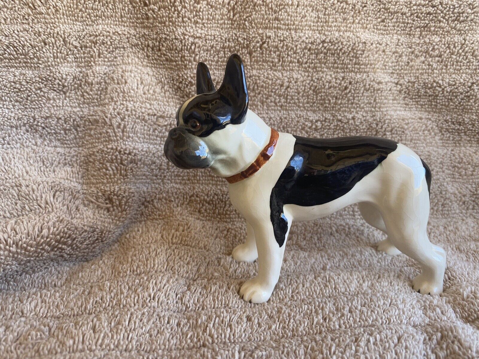 Vintage Goebel  Boston Terrier or French Bull Dog Figurine