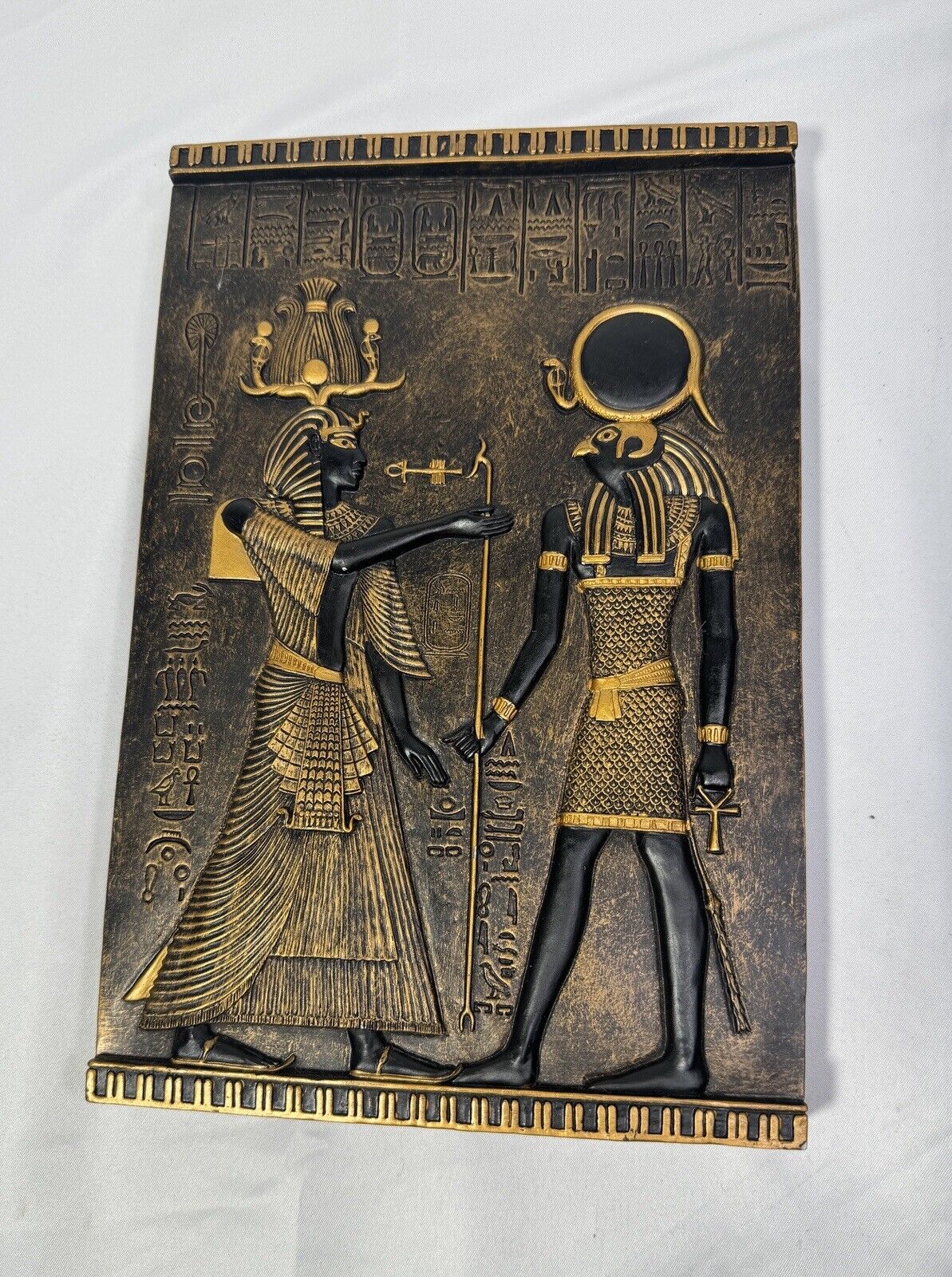Parent Egyptian Temple Stele Horus Plaque Hanging Wall Art Picture