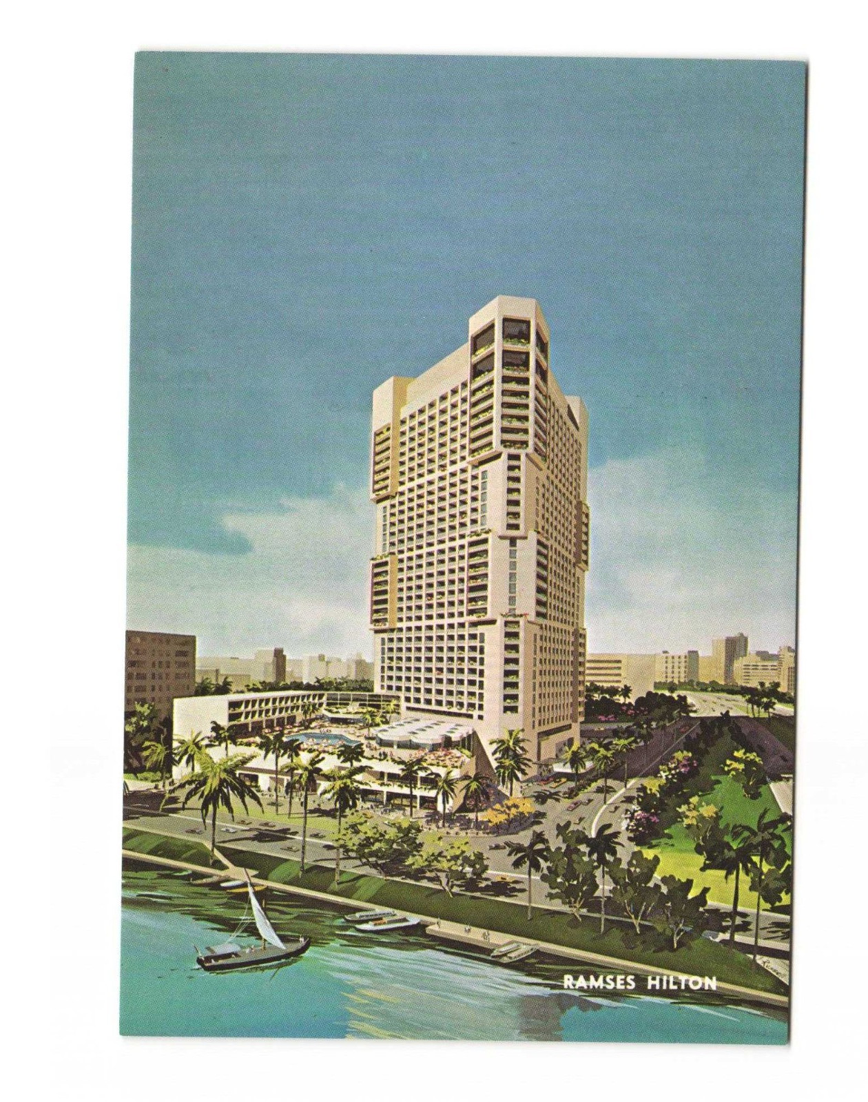 Arab International Company for hotels and Tourism Cairo Egypt VTG postcard UNP