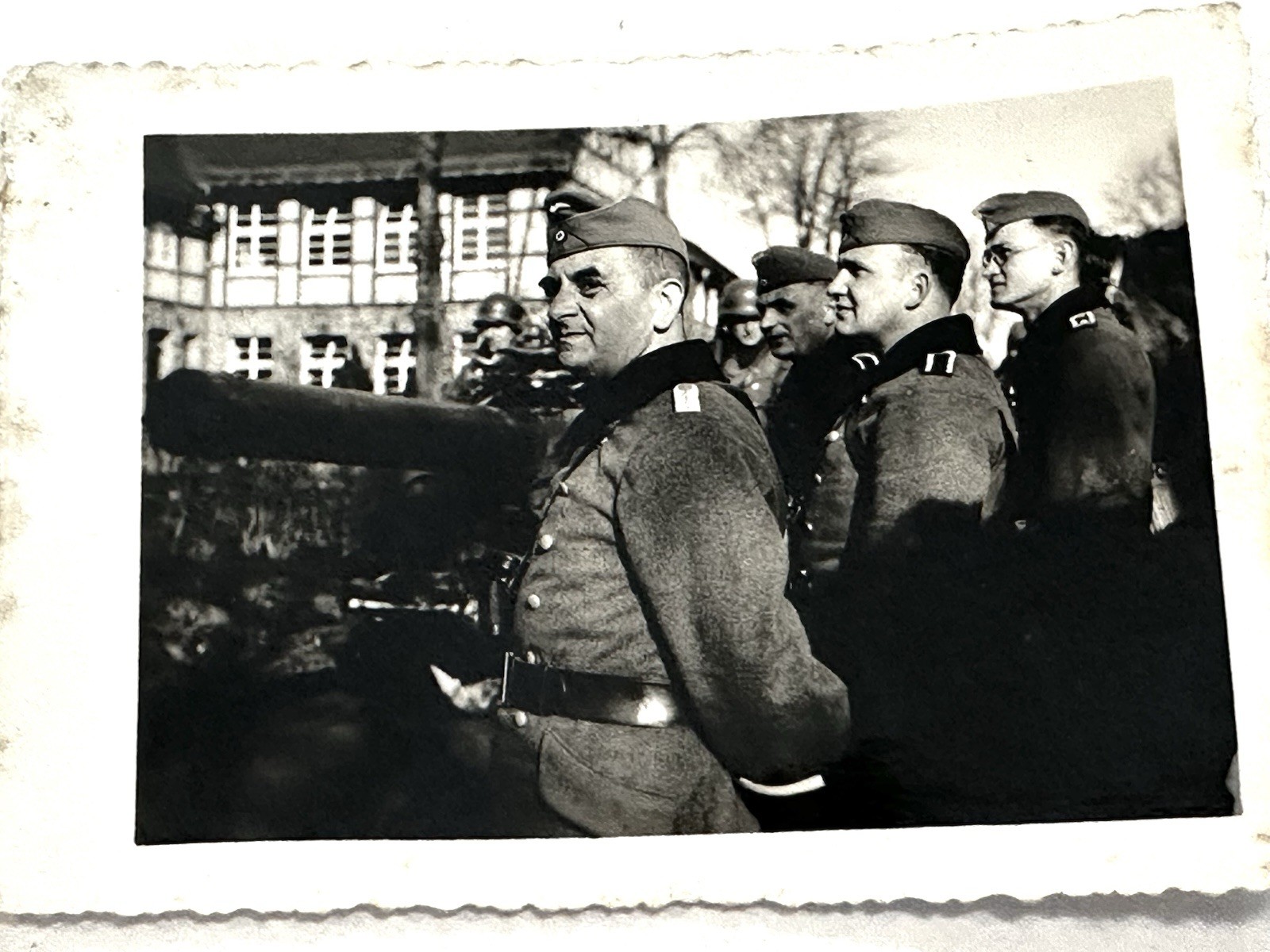 WW2 WWII Original Photo German Soldiers Artillery