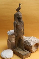 Authentic Ancient Egyptian Antiques Statue Of God Geb Artifact Figurine BC picture