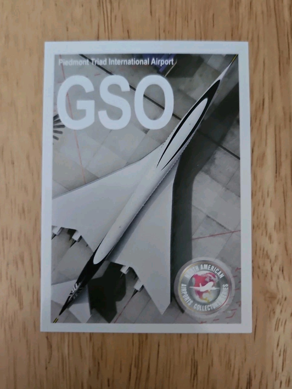 NAACS Airport Trading Card Program GSO GREENSBORO PIEDMONT TRIAD INTERNATIONAL