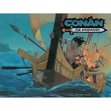 Conan The Barbarian #34 Cover G Esan Ribic Wraparound Cardstock Variant picture